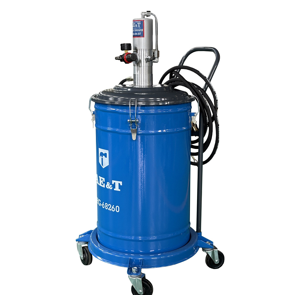 Солидолонагнетатель пневматический 60л HG-68260 AE&T